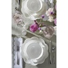 image:imageLenox Dinnerware Set Studio 1414 Scallop 16Piece Set Service For 4 Bone China Material Dishwasher amp Microwave Safe Home And Kitchen Kitchen And Dining Plates And Bowls Sets White 16 PiecesScallop