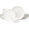 image:imageLenox Dinnerware Set Studio 1414 Scallop 16Piece Set Service For 4 Bone China Material Dishwasher amp Microwave Safe Home And Kitchen Kitchen And Dining Plates And Bowls Sets White 16 PiecesCoupe