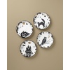 image:imageLenox Vintage Halloween Collection Vintage Manor Hors dOeuvres TrayAccent Plates  Set of 4