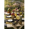 image:imageLenox Vintage Halloween Collection Vintage Manor Hors dOeuvres TrayDessert Plates  Set of 4  Black