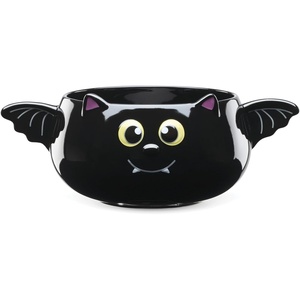 image:imageLenox Halloween Collection Pumpkin Figural Hors dOeuvres TrayCandy Bowl  Bat