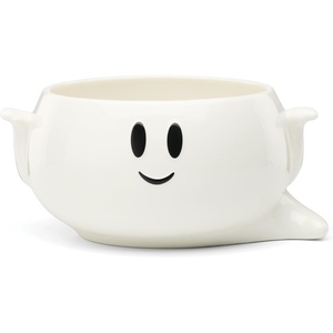 image:imageLenox Halloween Collection Pumpkin Figural Hors dOeuvres TrayCandy Bowl  Ghost