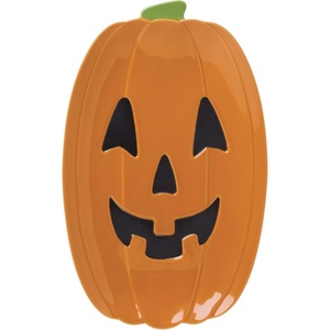 image:imageLenox Halloween Collection Pumpkin Figural Hors dOeuvres TrayServing Tray  Pumpkin