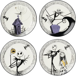 image:imageLenox 899028 Nightmare Before Christmas Hors Doeuvres TrayAccent Plates