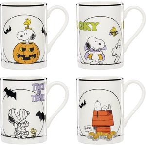 image:imageLenox The Great Pumpkin Collection Peanuts Halloween Home Dcor and Entertaining Collection Tumbler Set 4PieceMugs  Set of 4