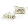 image:imageLenox 898092 Holiday Rectangular Baking Dish Large Christmas Festive Kitchen DecorGravy Boat with Stand