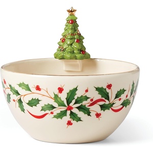 image:imageLenox 898092 Holiday Rectangular Baking Dish Large Christmas Festive Kitchen DecorBowl  Tree