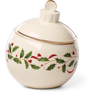 image:imageLenox 898092 Holiday Rectangular Baking Dish Large Christmas Festive Kitchen DecorCandy Jar
