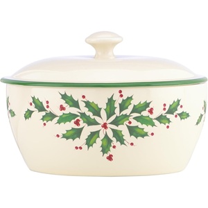 image:imageLenox 898092 Holiday Rectangular Baking Dish Large Christmas Festive Kitchen DecorCovered Casserole