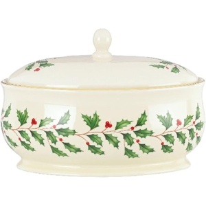 image:imageLenox 898092 Holiday Rectangular Baking Dish Large Christmas Festive Kitchen DecorCovered Dish