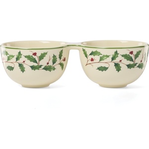 image:imageLenox 898092 Holiday Rectangular Baking Dish Large Christmas Festive Kitchen DecorDouble Dip Bowl