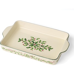 image:imageLenox 898092 Holiday Rectangular Baking Dish Large Christmas Festive Kitchen DecorRectangular Baking Dish  Large