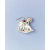 image:imageLenox 898513 2025 Blown Glass Santa Ornament Christmas Holiday DecorationsBabys 1st Rocking Horse