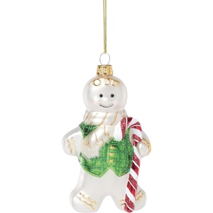 image:imageLenox 898513 2025 Blown Glass Santa Ornament Christmas Holiday DecorationsGingerbread